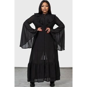 Killstar Black Maxi Dress